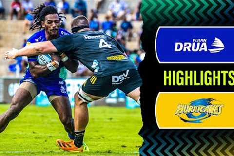 Super Rugby Pacific 2023 | Fijian Drua v Hurricanes | Rd 11 Highlights