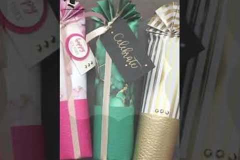 Wrapping Wine Bottles Part 1 #shorts