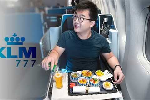 KLM 777 Business Class - Dubai to Toronto