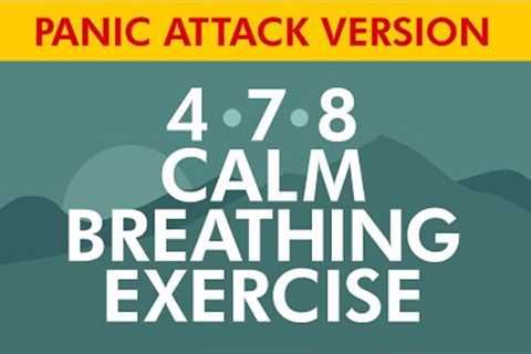 !Panic Attack! 4-7-8 Calm Breathing Exercise | Fast Relief / No Intro | Guided Counting | Pranayama