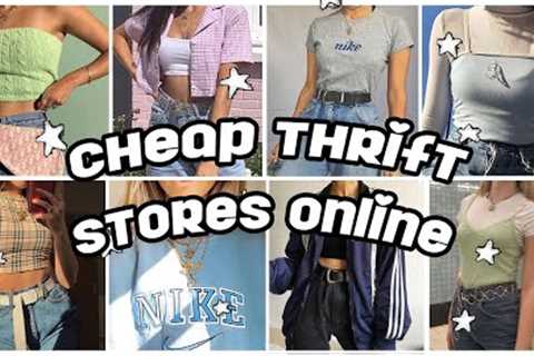 cheap thrift stores online *aesthetic + worldwide*