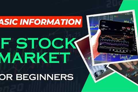 Beginner's Guide to the Stock Market./Basic Information Of Stock Market For Beginners