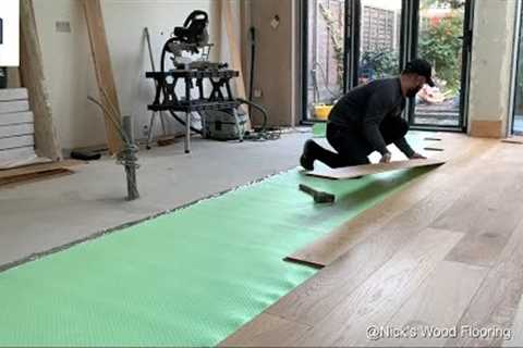 Engineered Hardwood Floor installation How to install