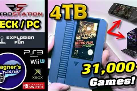 4TB Steam Deck &amp; PC Retro Gaming Hard Drive - RetroStation Deck!