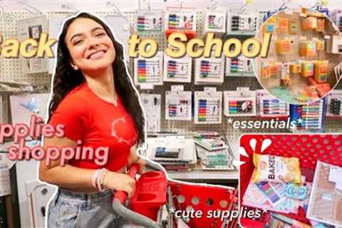 SCHOOL SUPPLIES SHOPPING + backpack essentials 2022 !!! *aesthetic supplies*