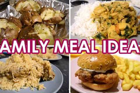 Week of dinners for a family of 9 (with recipes)