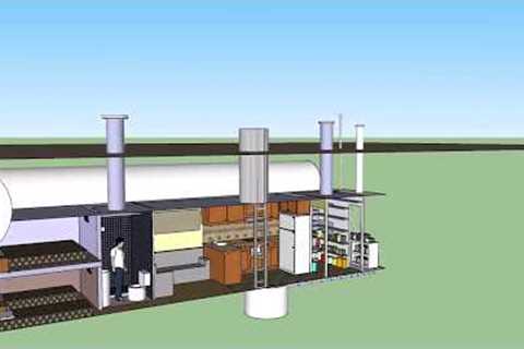 Shipping Container Undergraund - underground house - diy | how to build a house under the ground