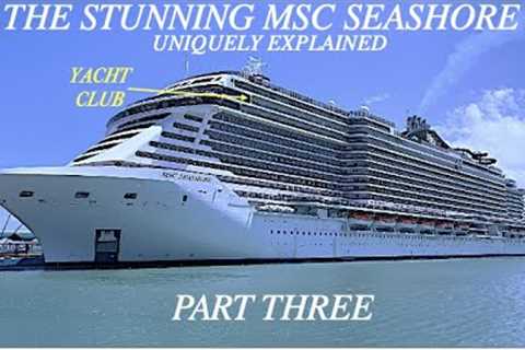INSIDE The MSC Seashore + NASSAU Bahamas!