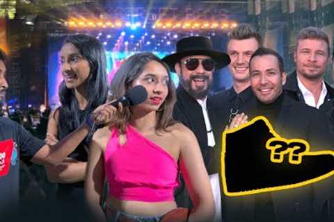 BACKSTREET BOYS SNEAKER GIVEAWAY (GONE WRONG)