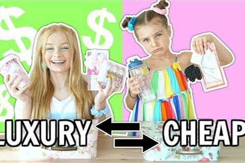 Back To SCHOOL SUPPLIES Switch Up Challenge: LUXURY vs CHEAP!
