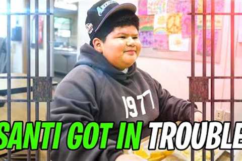 WE WENT TO SANTIS SCHOOL FOR A DAY! (HE GOT IN TROUBLE)