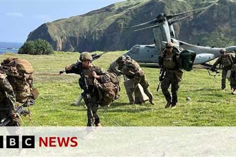 US and Philippines conclude their largest ever military exercises  - BBC News