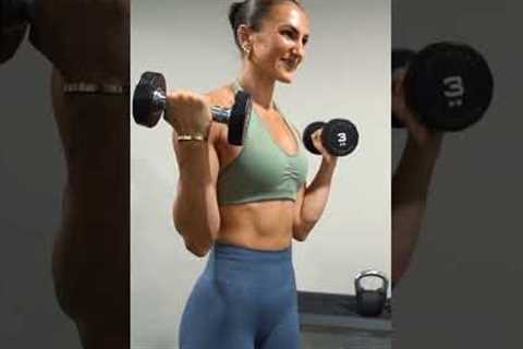 Beginner friendly Upper Body Workout 💪🏼🫶🏻 #upperbodyworkout #beginnerworkout #dumbbellworkout
