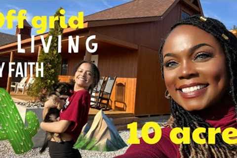 Update on our OFF GRID LAND IN THE ARIZONA DESERT! SHED to HOUSE TOURS w/prices!