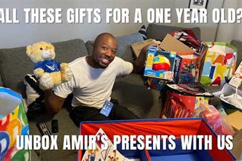 Unboxing All the Gifts From Amir's First Birthday | Gift Haul for Amir