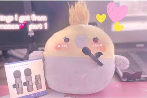 Unboxing stuff from Amazon part 1 vlog ✨💕