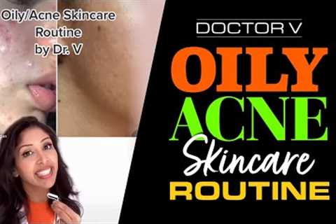 Doctor V - Oily Acne Skincare Routine | Skin Of Colour | Brown Or Black Skin | #shorts