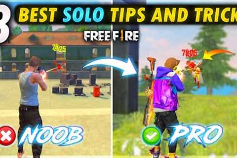TOP 3 SOLO PRO TIPS AND TRICKS 🔥 - FireEyes Gaming - Garena Free Fire