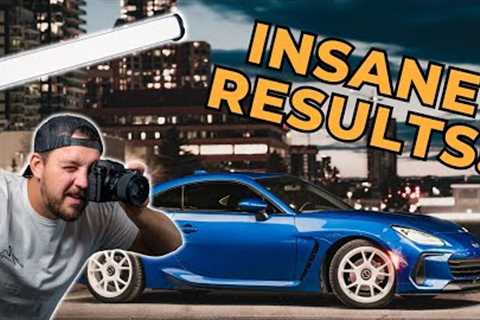 These Car Photography Tips are LIT 🔥 How to Shoot Cars At Night With Light Painting!