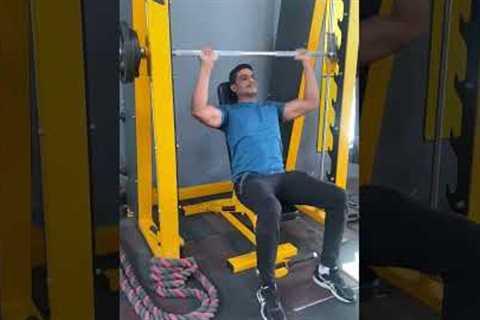 Shoulder press Exercise #fitness #gymmotivation #motivation#trending #gym #health #shorts #viral #40