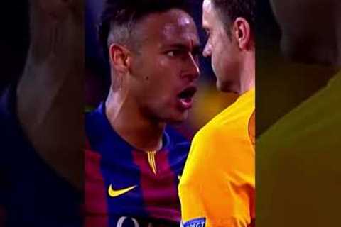 When Neymar is dirty at the moment of football and anger, 😡 #neymar #footballshorts #football