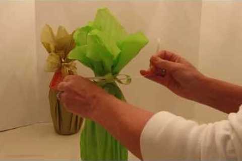 How To Gift Wrap A Wine Bottle