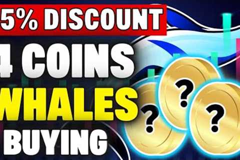Crypto Whales ACCUMULATING These 3 Altcoins | 65% Discounts!