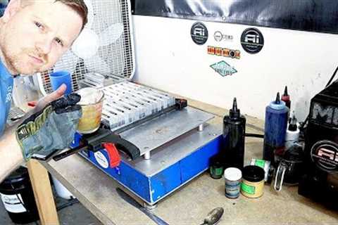Entire 20-Cavity Gizzard Shad Pour, Unedited Bait Making