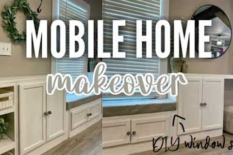 *EXTREME* MOBILE HOME MAKEOVER | single wide transformation | creative storage | mobile home updates