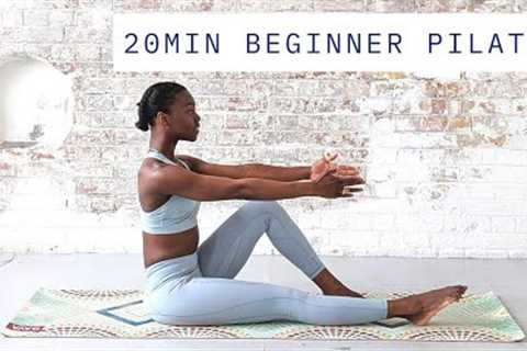 20 MIN FULL BODY PILATES WORKOUT FOR BEGINNERS - (REALISTIC AT HOME PILATES)