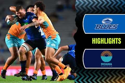 Super Rugby Pacific 2023 | Blues v Moana Pasifika | Rd 11 Highlights