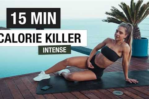 No Equipment FULL BODY CARDIO WORKOUT / 15 MIN HIIT
