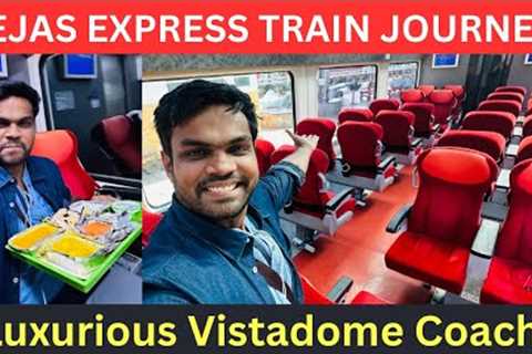 Mumbai to Goa Ghats Train Journey in Luxurious VISTADOME Coach 😍 | Favourite IRCTC Food Review