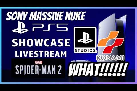 Massive PS5 Showcase PS Studios Ready | New Huge Sony Konami Exclusivity Deal | Spiderman 2 PS5 Info