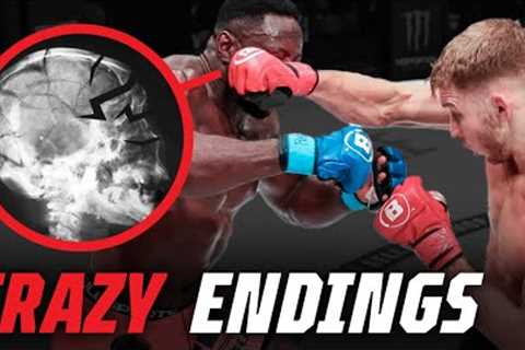 KNOCKOUTS INCOMING 👊💥 | Crazy Fight Finishes 🤯 | Bellator MMA