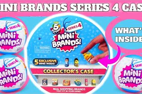 Unboxing Mini Brands Series 4 Collector's Case! Opening Zuru 5 Surprise Blue Case!