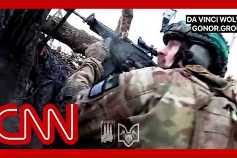 Video captures Russian attack inside Ukrainian trenches