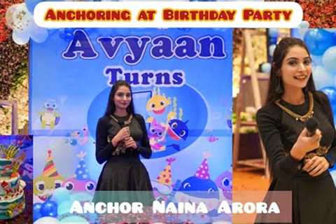 Birthday party Anchoring | Happy birthday Hosting | Party Games | Host Naina Arora | Part 1