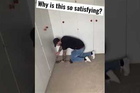FITTING A CARPET  like a pro . #home #homeimprovement #doityourself #shorts