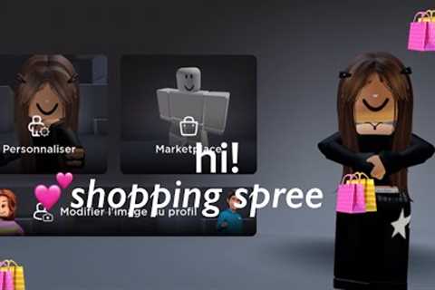 shopping spree 🛍 (dh girl, 1,6k robux) ! enjoy 💕