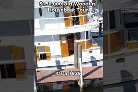 DIRT CHEAP, UNIQUE, &amp; IMMACULATE 60+ Foot DREAM Liveaboard Yacht [#shorts Tour]