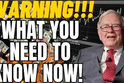 IS THIS A MASSIVE WARNING FROM WARREN BUFFETT? {STOCK MARKET CRASH INCOMING OR NOT?}