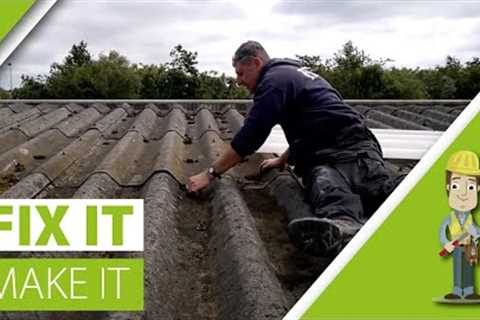 How to repair a profiled/asbestos roof cheap for life