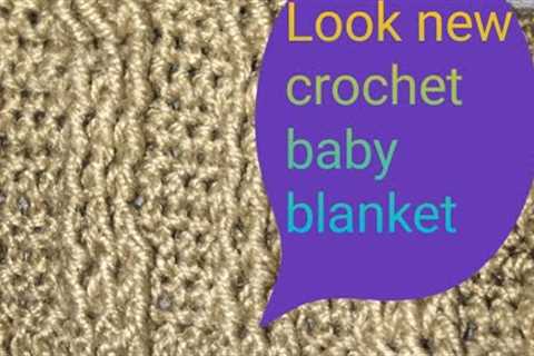 Look how beautiful this crochet for baby blanket || crochet for beginners || knitting with Asifa