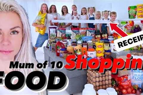 FOOD SHOP / LARGE FAMILY GROCERY HAUL (MAY 2023) w/ MOM OF 10