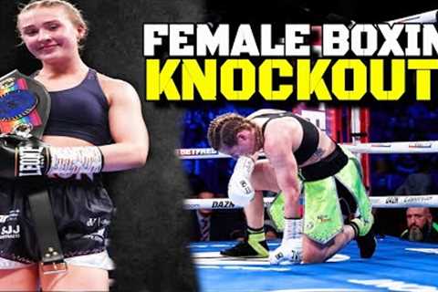 The Greatest Knockouts by Female Boxers 16