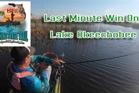 Last Minute Win on Lake Okeechobee ( KAF kayak fishing lake Okeechobee)