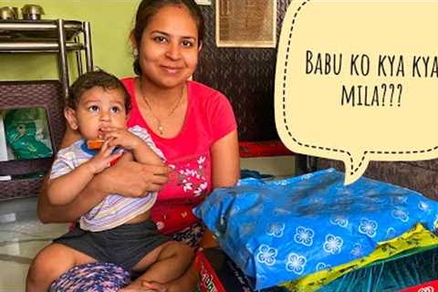 Baby ke birthday gifts 😊 Birthday gift unboxing #birthdaygift #birthdaygiftunboxing