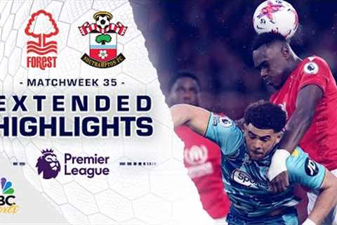 Nottingham Forest v. Southampton | PREMIER LEAGUE HIGHLIGHTS | 5/8/2023 | NBC Sports