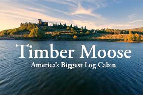 Amazing drone video of Timber Moose Lodge, America's Biggest Log Cabin